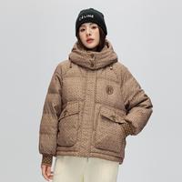 雪中飞 SNOWFLYING【年轻潮流】女式时尚户外羽绒服23年高品质防风短款外套女