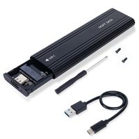 ZEADOW NGFF  SATA  单协议配C-A数据线 黑色  铝合金