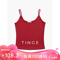 TINGE 女士弹力棉吊带背心 100109646915