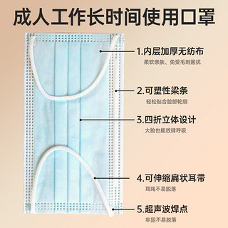 ky康雅ky医用外科口罩一次性成人三层防护透气防尘细菌10只独立包装 外科口罩【10只/袋*20】