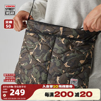 VISION STREET WEAR 街头美式复古葫芦纹绗缝单肩运动斜挎包胸包 男女同款新款 0BM