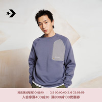 匡威（Converse） 秋冬男拼接感休闲上衣圆领卫衣10027088 10027088-A02 XL