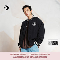 匡威（Converse） 秋冬男复古字母棒球服夹克外套10026976 10026976-A01 XL