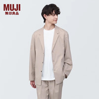 無印良品 MUJI 男式夹克 男士外套 男款春秋 西装小西服 AC1W3A4S