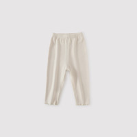 巴厘小猪（BALIPIG）女童打底裤春秋外穿长裤冬季加厚保暖儿童休闲裤2024宝宝裤子 藕灰 110 cm