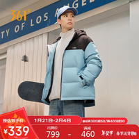 361°羽绒服秋冬季男女款三防外套防泼水短款连帽保暖上衣632449305-7