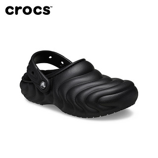 crocs 侯明昊同款Crocs卡骆驰经典潜艇暖棉秋冬洞洞鞋包头拖鞋|210059