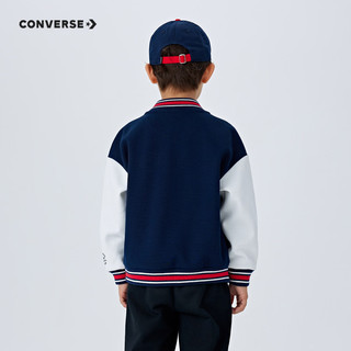 Converse匡威童装男童夹克2025春本命年红色拜年服中大童加厚保暖外套上衣 藏青蓝 110 【110/52(4)】