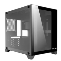 长城(Great Wall)冰霜T5海景房机箱(MATX/双面全景玻璃/9风扇位/240水冷) T5黑色