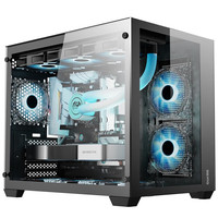 长城(Great Wall)冰霜T5海景房机箱(MATX/双面全景玻璃/9风扇位/240水冷) 海王星T6黑色