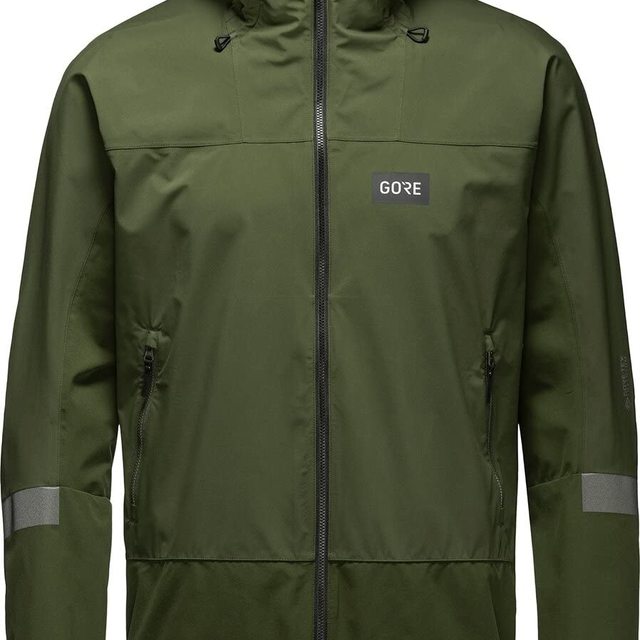 移动专享：GORE WEAR 男式 自行车夹克 防风 防水 Utility Green 尺码Medium