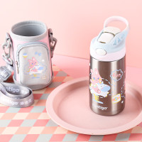 contigo 儿童保温杯吸管杯 400ml 兔兔游乐园 HBC-GIZ262VP
