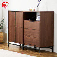 爱丽思（IRIS）木制收纳储物柜客厅靠墙抽屉柜家用餐边置物架茶水橱柜简约小桌子 木制简约抽屉式收纳柜UCH-590