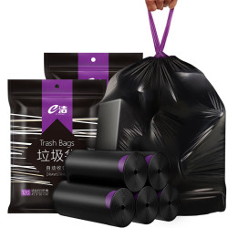 E-CLEAN e洁 自动收口垃圾袋 60只 45*50cm