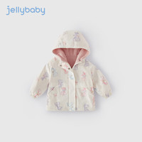 JELLYBABY女童冲锋衣5儿童秋冬保暖两件套加绒加厚女宝宝三防6男童冬装外套