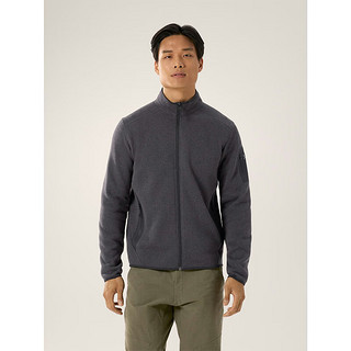 始祖鸟（ARC'TERYX）COVERT CARDIGAN 男士舒适保暖户外轻便透气抓绒衫 Black Heather II黑灰 M