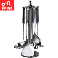 双立人（ZWILLING）德国铲勺套装厨房用具不锈钢防烫漏勺锅铲家用炒菜铲子 全钢六件套厨具礼盒装