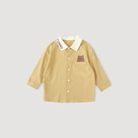 巴厘小猪（BALIPIG）男童衬衫春秋季宝宝纯棉小衫小童休闲上衣婴幼儿气质上衣