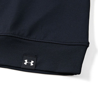 安德玛（Under Armour）童装儿童卫衣春秋长袖套头休闲衫撞色拼接男大童连帽上衣