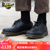 马丁(马汀博士 Dr.Martens)1461 Nappa女款秋舒适百搭通勤哑光软皮黑色单鞋 黑色 36