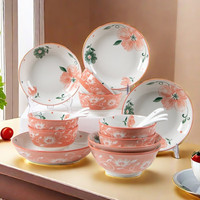 华青格 和风系列 蝶恋花 18头餐具套装