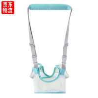 来时益 学步带 夏季透气婴儿学走路背带防勒防摔护腰型牵引带学走路神器 学步带蓝色