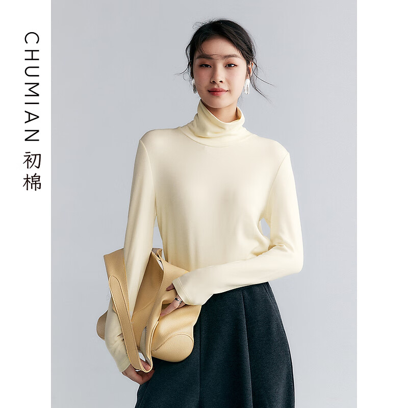 厚暖奶油米-高领