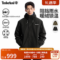 Timberland 方男装防水三合一冲锋衣24秋冬户外抓绒|A41S1 A41S1M45/黑色 M