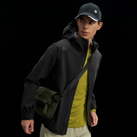 DESCENTE迪桑特男士防水透湿冲锋衣外套秋季 BK-曜石黑 M