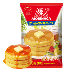 森永 Morinaga 松饼粉600g进口预拌粉蛋糕烘焙免打发儿童早餐华夫饼