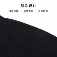 雪中飞 SNOWFLYING秋冬100%绵羊毛安可拉红保暖半高领毛衣女打底羊毛衫