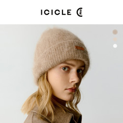 之禾 ICICLE 羊绒毛织帽子1230
