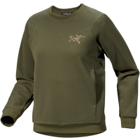 ARC'TERYX AESTAS CREW 保暖 女子 抓绒衫 TATSU/ESOTERIC/复古绿/极致棕