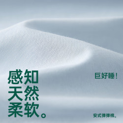 安之伴 女士睡衣秋开衫纯色简约透气休闲翻领长袖长裤家居服套装 A灰紫红 S