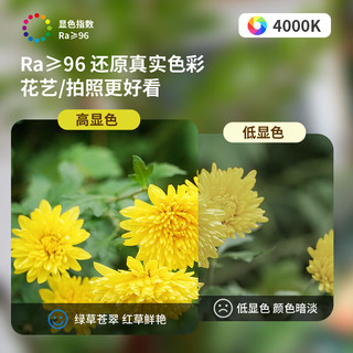 三思照明双头智能定时植物补光灯全光谱植物灯花卉灯可粘贴植物灯 晨曦全光谱-二头标准-10W