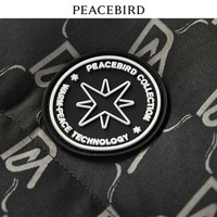 太平鸟冬季老花纹样羽绒服A3ACD4455 L