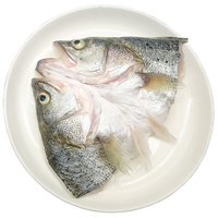 鲜京采白蕉海鲈鱼头1斤*2袋 冷冻 剁椒鱼头 生鲜 鱼类年货 源头直发