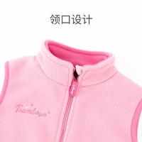 儿童松松马甲男童背心洋气马夹小孩外穿摇粒绒坎肩潮