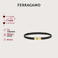 Salvatore Ferragamo 菲拉格慕 Ferragamo）女士黑色皮带 0775549_C  _100 礼物送女友