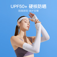 网易严选女士防晒冰袖测试 白色-冰袖