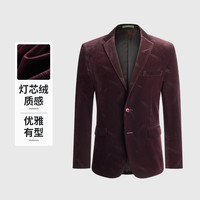 SHANSHAN【柔软灯芯绒】杉杉春季商务保暖舒适男士休闲西服高级外套男