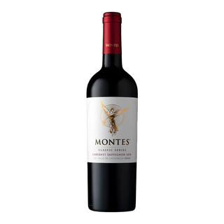 MONTES智利进口红酒蒙特斯天使系列葡萄酒750ML 赤霞珠单瓶