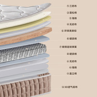 KUKA/顾家家居 三防布面料 椰棕弹簧床垫
