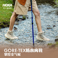 HOKA ONE ONE【李现同款】女款冬季卡哈2防水中帮徒步鞋KAHA 2 GTX户外 牛津黄/沙色 37