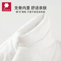 艾咪艾咪新生婴儿儿衣服秋冬52码夹棉保暖初生宝宝连体衣蝴蝶衣0-3月a类 蓝彩虹小兔 59cm