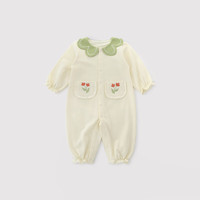 巴厘小猪（BALIPIG）女宝宝秋装连体衣周岁礼服春秋甜美外出服婴幼儿小公主a类哈衣