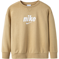 NIKE 耐克童装男女童套头圆领卫衣长裤2件套春秋儿童子套装小婴童 浅卡其 110 /52(4) 110/52(4)