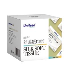 UNIFREE 婴儿乳霜纸抽纸  柔润3层40抽10包