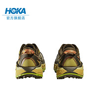 HOKA ONE ONE【李现同款】男女款冬季飞速马法特2户外休闲鞋MAFATE 2透气 深橄榄色/金光黄(拍大半码） 38.5