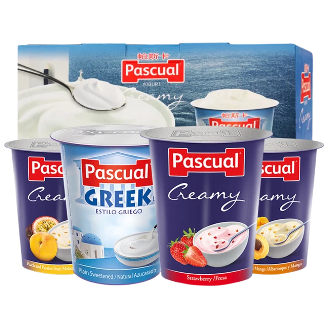 帕斯卡西班牙进口常温希腊风味酸奶*年货礼盒发酵酸奶